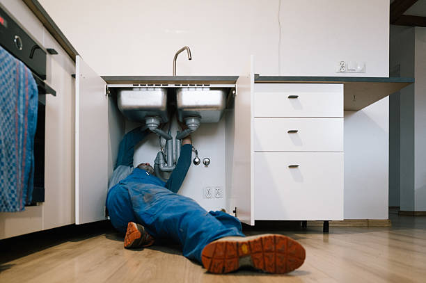 Professional Drain Cleaning technician working in Catawba, SC